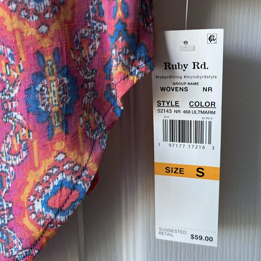 NWT Ruby Rd. Blouse - Picture 3 of 6